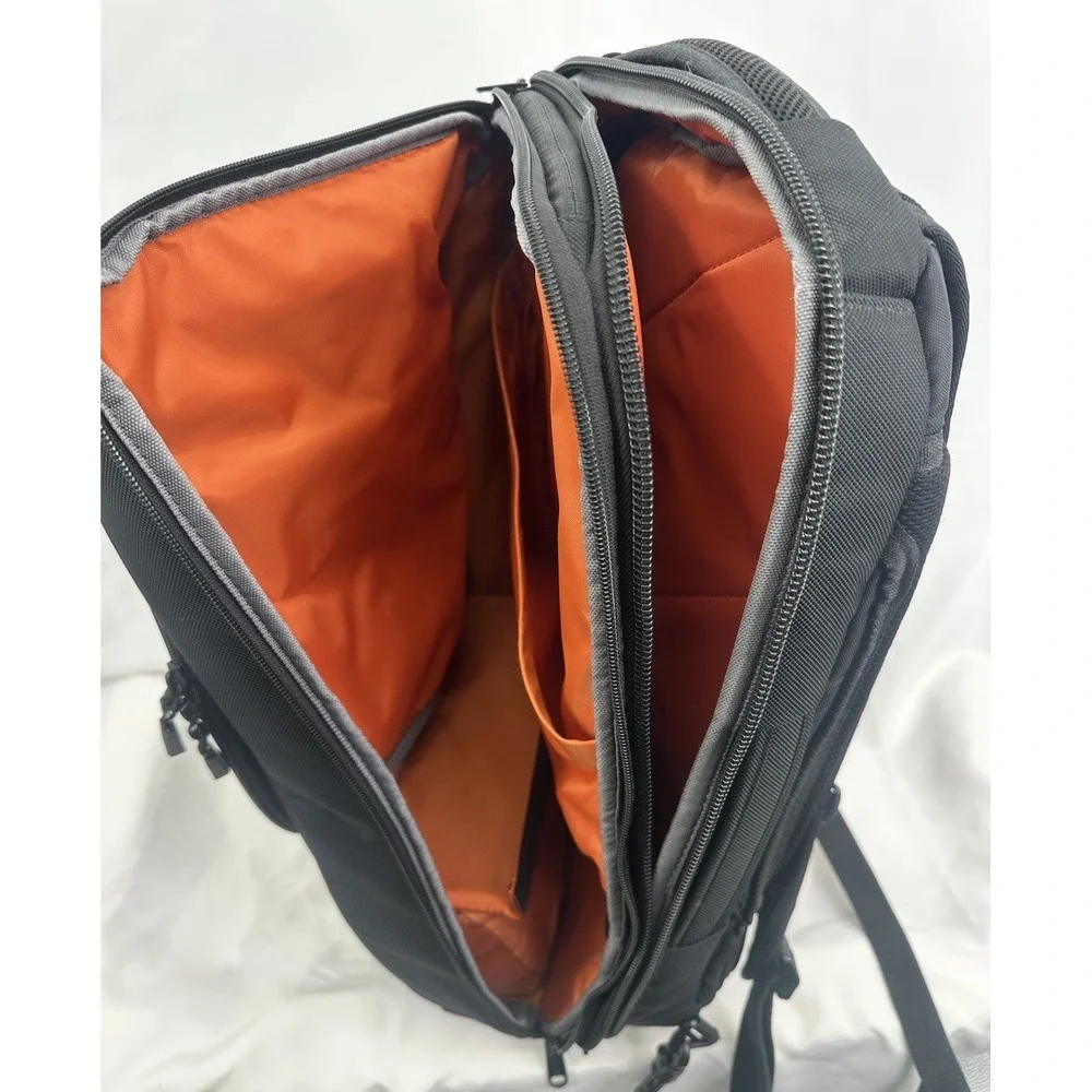 eBags TLS Professional Laptop Backpack Black Orange Travel Bag EB2146-16